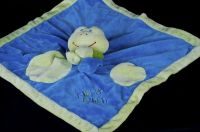 Okie Dokie Frog Ribbit Ribbit Lovey Plush Blanket